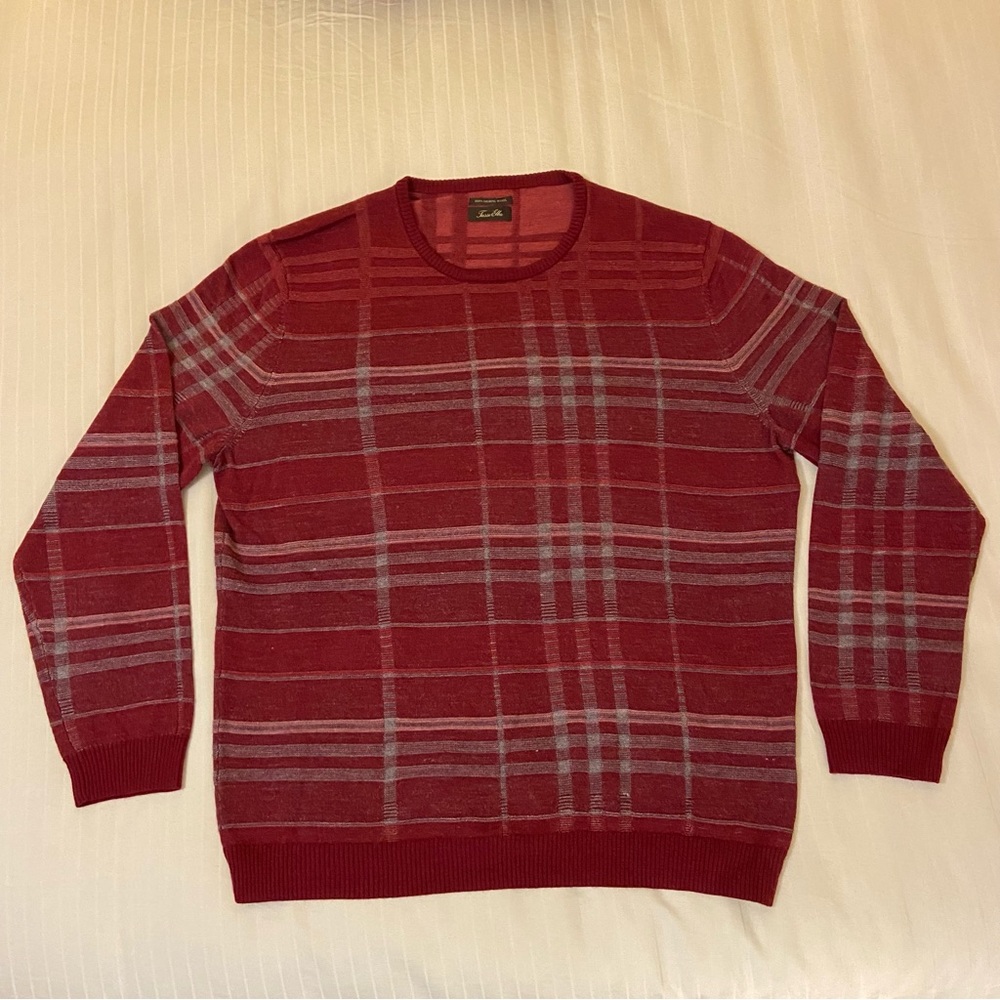 Tasso Elba 💯% Wool Sweater sz XXL